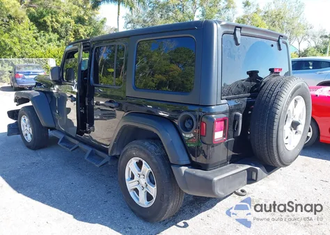 2022 Jeep Wrangler Unlimited Sport S 4X4 z USA, uszkodzony, nr VIN 1C4HJXDG2NW134125